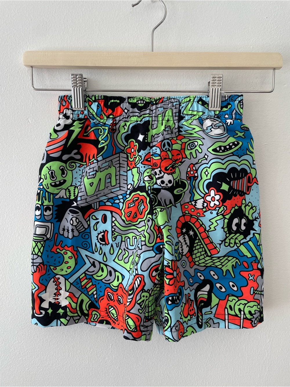 Under Armour Kids' Out There Volley Swim Shorts Size 5